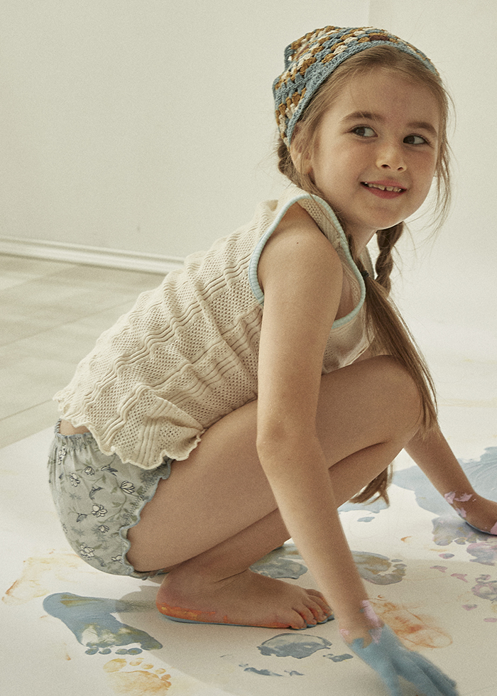 女童三入組_抗菌系列．抓皺花苞三角內褲(青鳥/鞦韆/朋友)