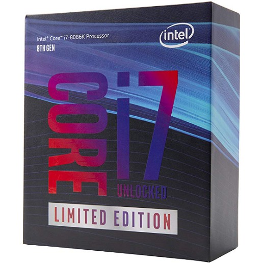 第 8 代 Intel® Core™ i7 處理器 產品原名 Coffee Lake i7-8086K 有內顯 Intel® UHD Graphics 630效能核心數量 6 執行緒數量 12 處理器