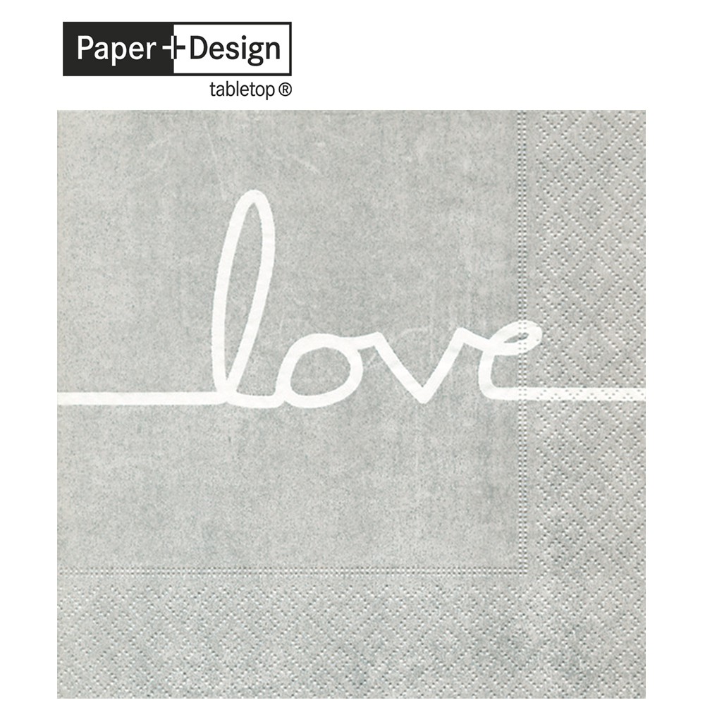 Paper+Design 德國進口餐巾紙 愛線 Love line 20張/包