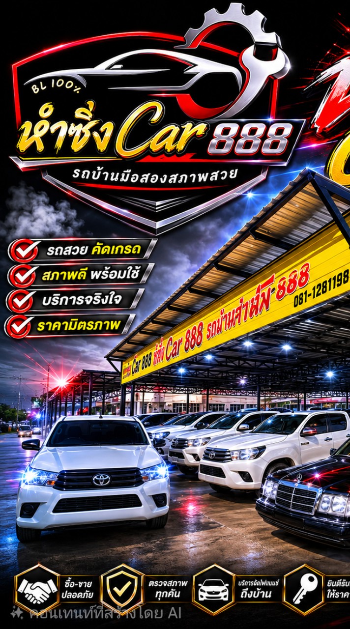 BL หำซิ่ง Car888  ติดเครดิตก็ออกได้ ออกได้ทุกอาชีพ