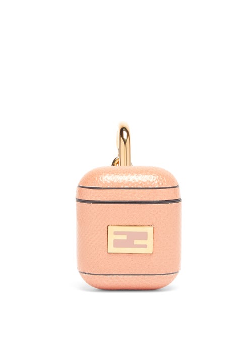 Fendi - Fendi's blush pink AirPods case is adorned with the iconic FF logo plaque, first designed by