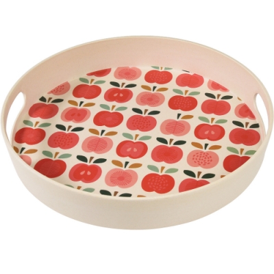 水杯餐具餅乾糖果 輕食蛋糕咖啡甜點 家中聚會派對餐敘 兩側握把提取方便 竹纖維輕便不怕摔