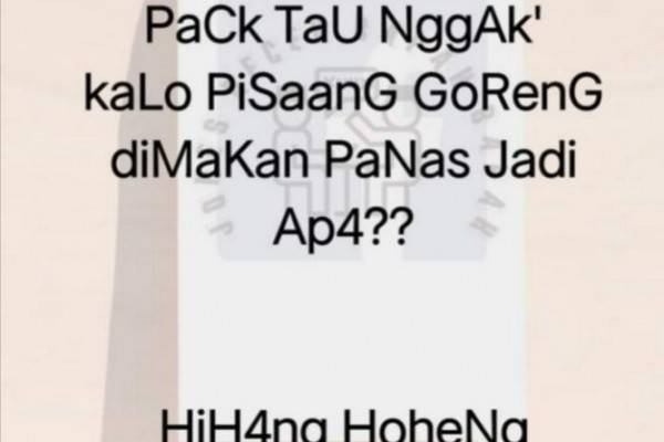 Jokes bapak bapak receh