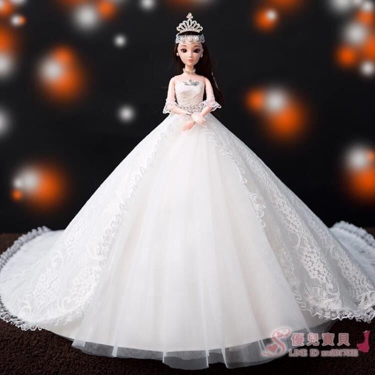 芭比娃娃婚紗女孩公主套裝【快速出貨】 創時代