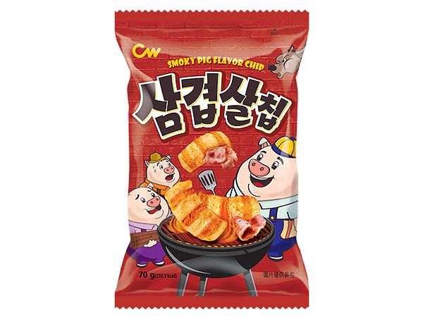 韓國 CW~豬豬五花肉風味脆片(70g)【D903690】，還有更多的日韓美妝、海外保養品、零食都在小三美日，現在購買立即出貨給您。