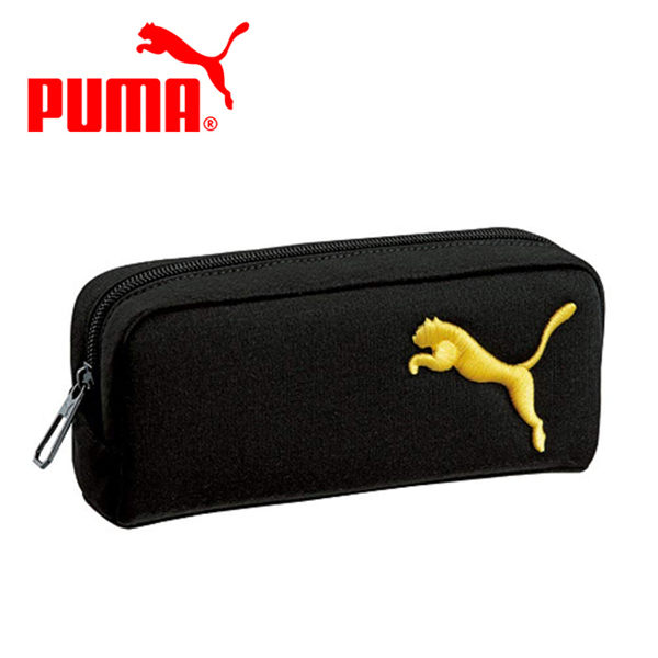 黑色款【日本正版】PUMA 棉質 筆袋 鉛筆盒 - 149702