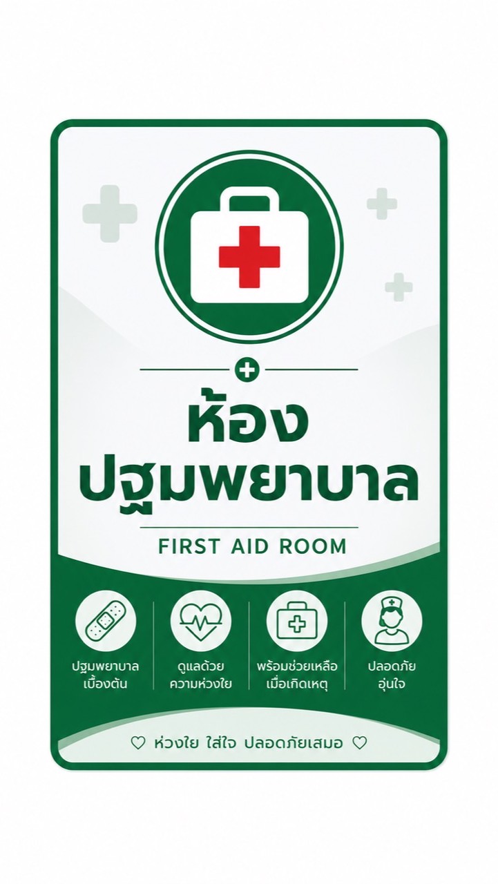ห้องปฐมพยาบาล วสส.ตรัง