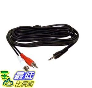 [105美國直購] 電纜線 Belkin F8V235-12 2 RCA to 3.5mm Y cable 12-Feet F8V235-12