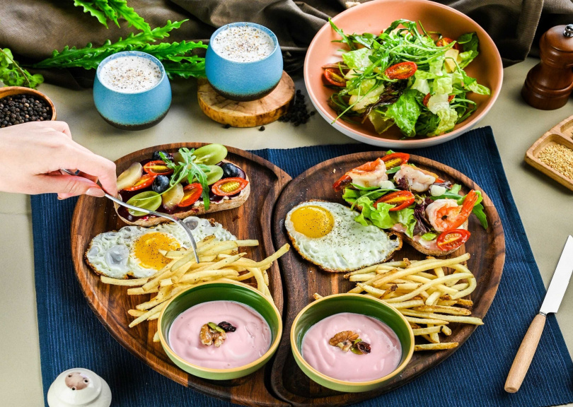 閨蜜雙人早午餐（圖／氤氳咖啡提供）