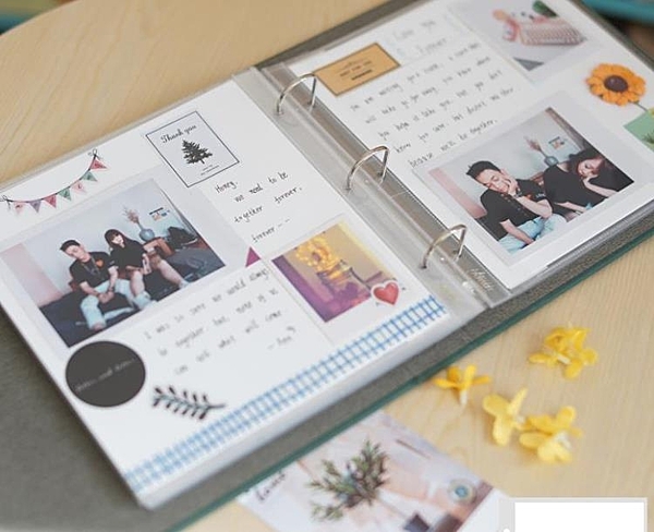 車票門票電影票收藏票根冊票據收納本收集夾拍立得情侶紀念相冊