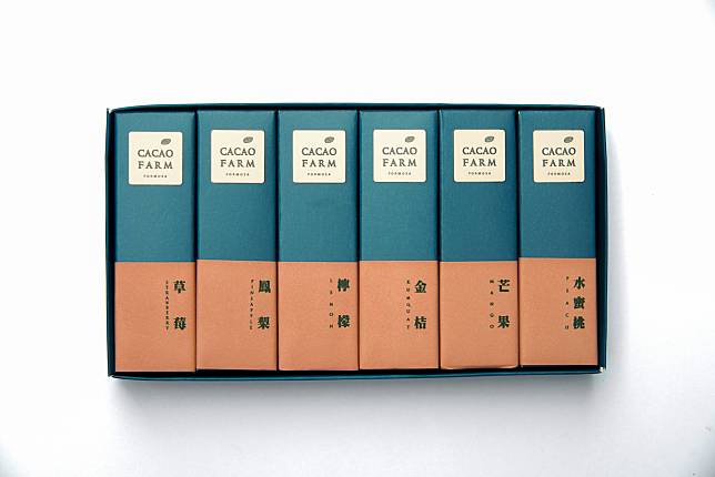 水果巧克力禮盒（圖片提供/福爾摩莎可可農場）