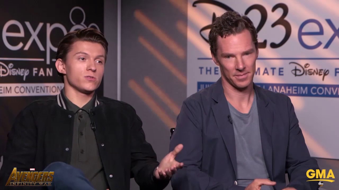 Viral Benedict Cumberbatch Hentikan Tom Holland Spoiler Avengers
