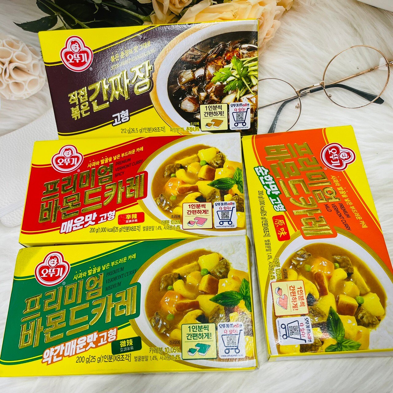 韓國 OTTOGI 不倒翁 金咖喱 200g（原味、辛辣、微辣）咖哩塊 三種口味可選韓式炸醬塊 212g 炸醬麵 炸醬