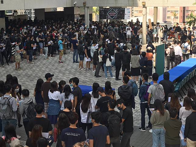 修例風波 港大生發起校內遊行聲援受傷科大及樹仁學生 星島日報 Line Today