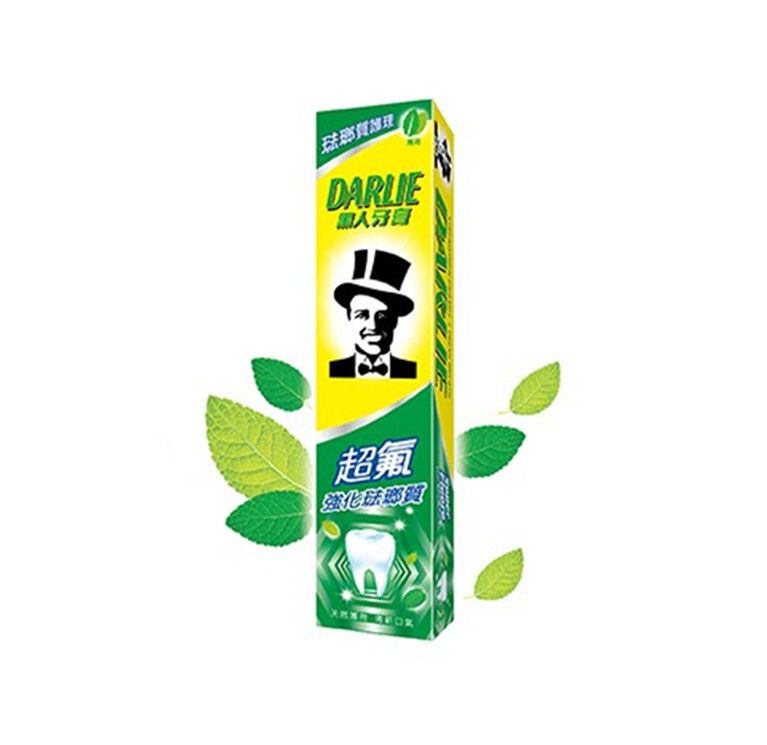 黑人強化琺瑯質超氟牙膏250g