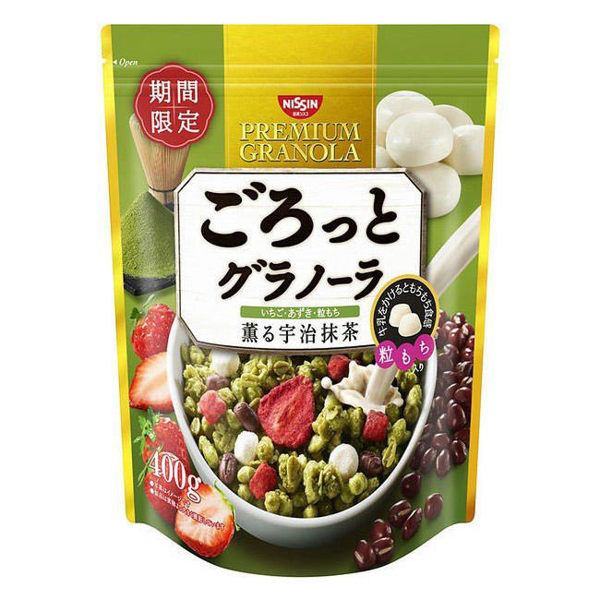 【ＫＰ】日本 日清 宇治抹茶麥片 沖泡 早餐 綜合穀物 400g 日本製造進口 4901620161224