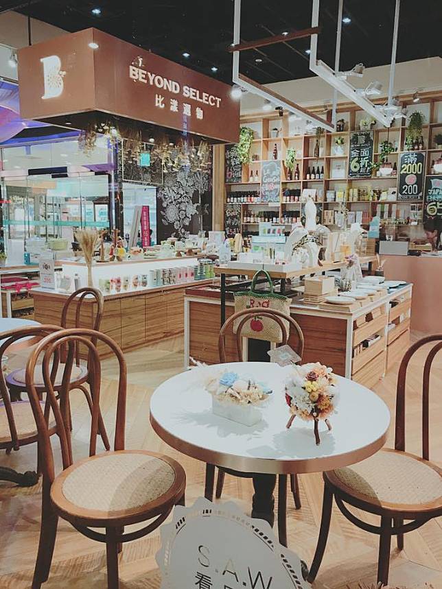 比漾廣場的購物找美食的好去處（圖/ Melanie Yu）