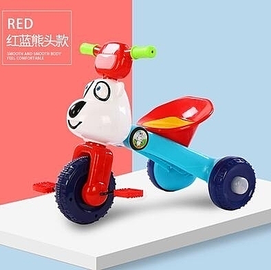 三輪車 嬰幼兒童三輪車腳踏車1-3周歲寶寶折疊輕便小孩車童車腳蹬自行車YXS 七色堇