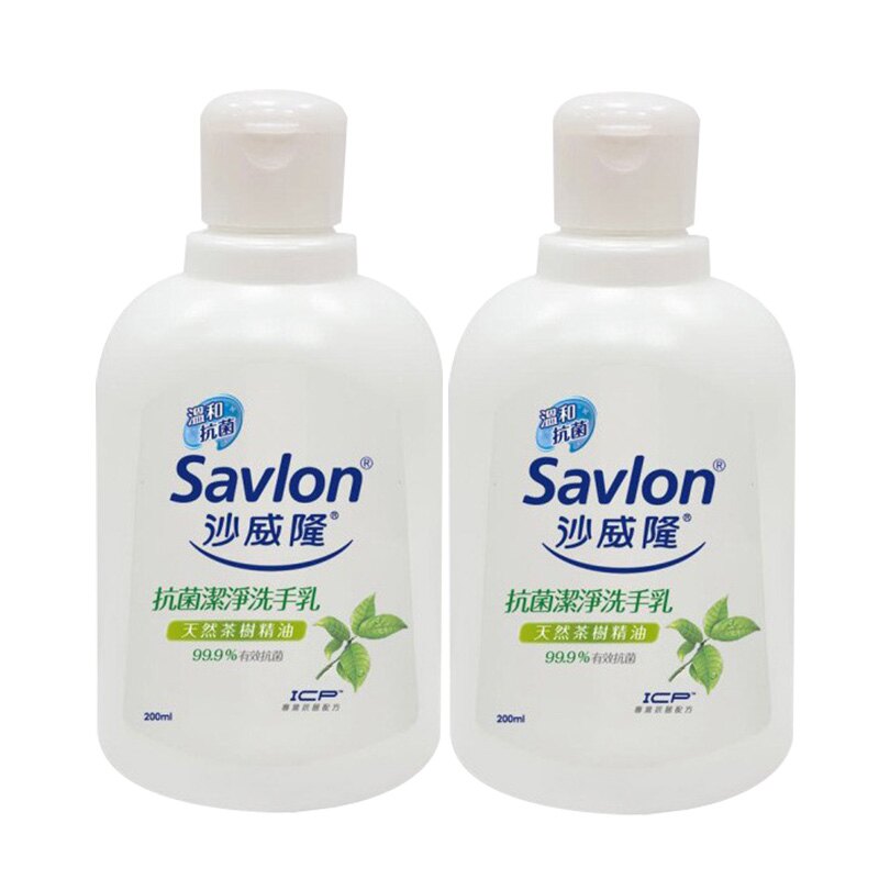 洗手乳 現貨 Savlon沙威隆洗手乳 洗手露200ml 抗菌護手 茶樹 洗手乳 潔手乳 抗菌 清潔 泡沫【P1069】