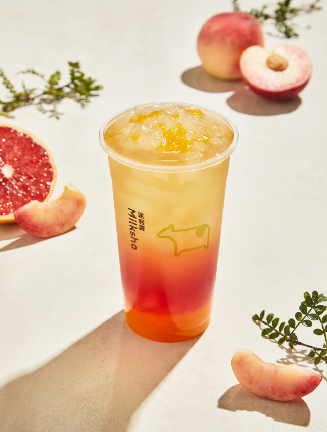 迷客夏水蜜桃季推4款「水蜜桃系手搖飲」搭馬修嚴選優格必喝，再推新加料脆口冰糖蘆薈