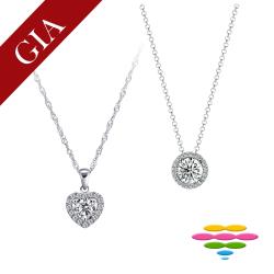 ◎GIA 30分鑽石項鍊 2選1|◎搭配彩糖鑽工坊獨家設計款-14K鑽石項鍊|◎附贈銀鍍K鍊16或18吋擇一(款式由彩糖為您搭配)商品名稱:GIA30分14K鑽石項鍊2選1品牌:彩糖鑽工坊種類:白鑽款