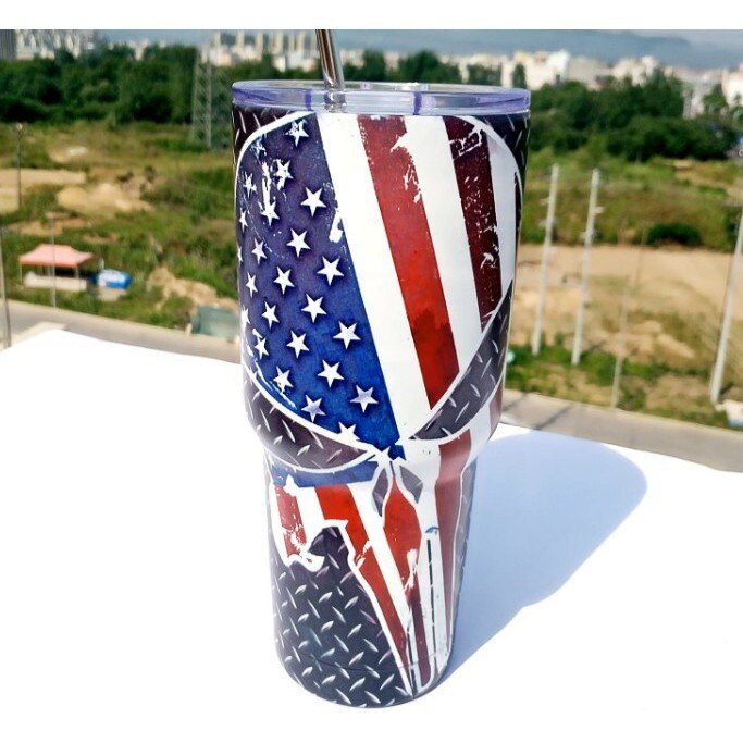 冰壩杯【買一送二】全台熱賣酷冰杯 送車用杯架+密封蓋 不鏽鋼飲料保冷杯YETI冰霸杯(900ml)