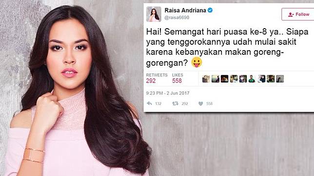 Raisa Ucapkan Selamat Hari Puasa ke-8, Jawaban Netter Nggak Ada yang Beres!