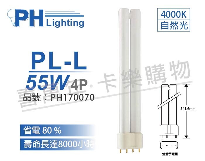 【產品特色】 • 平均壽命提昇12000小時 • 增加光衰維持率，效率高 • 有18W~80W及各種色溫可供選擇