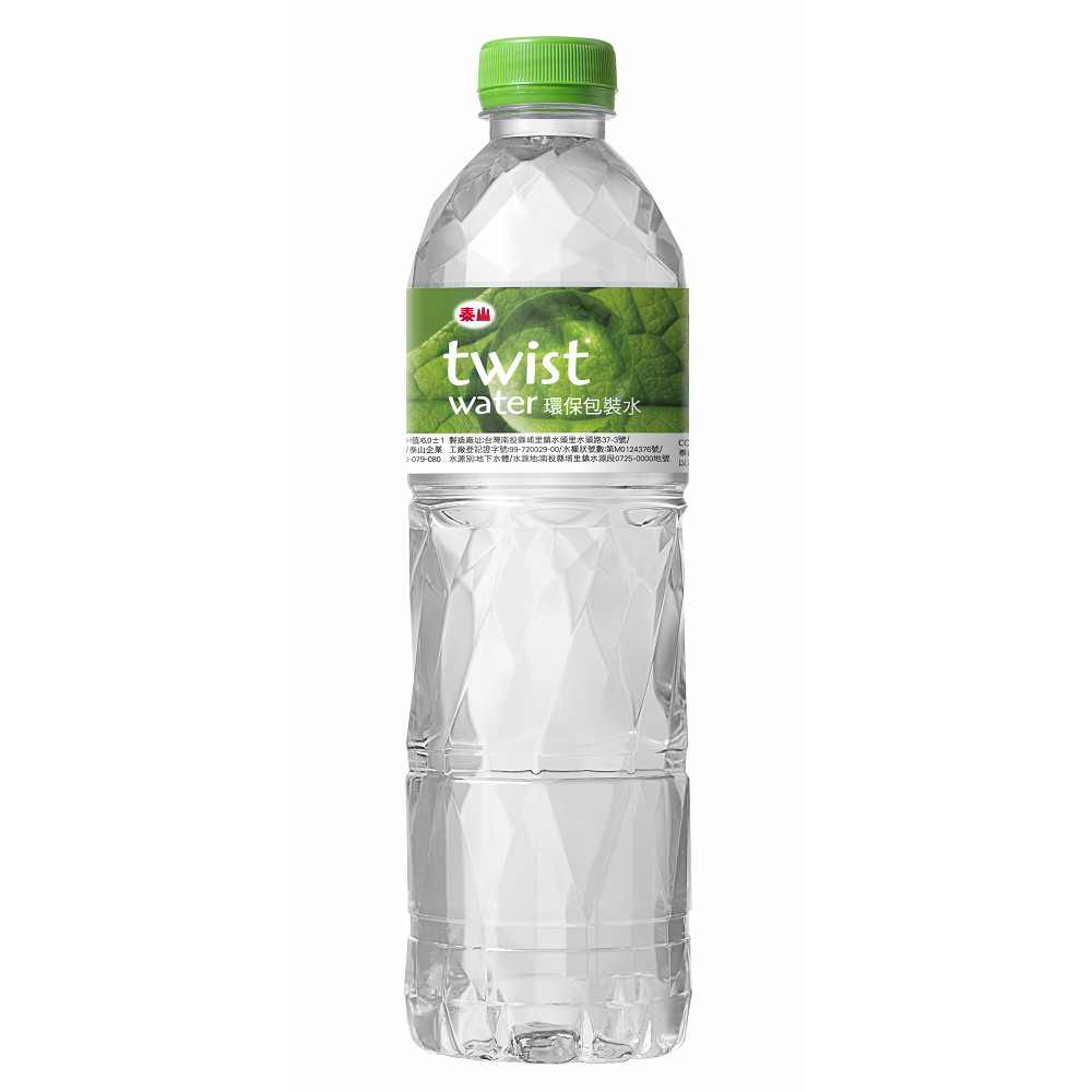 泰山 Twist Water環保包裝水 (600ml*24入/箱)