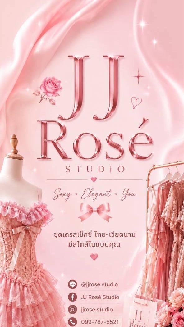 มินิเดรส JJ Rosé Studio