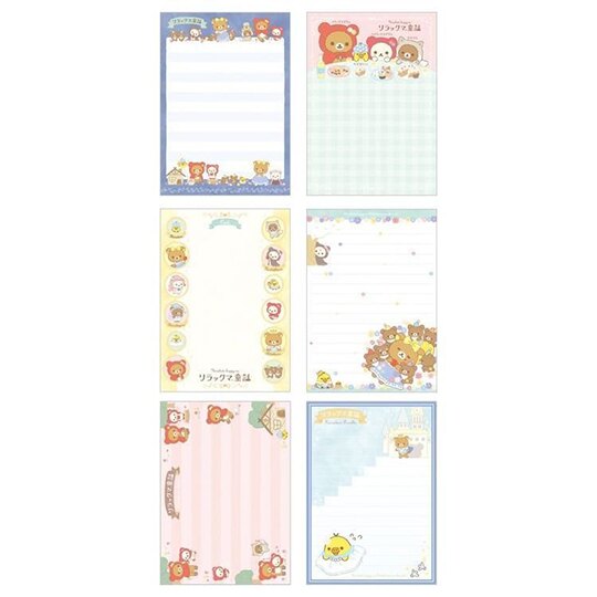 六種圖案，共120張 書本式左翻設計 張張有可愛圖案 信紙、留言、備忘多功能