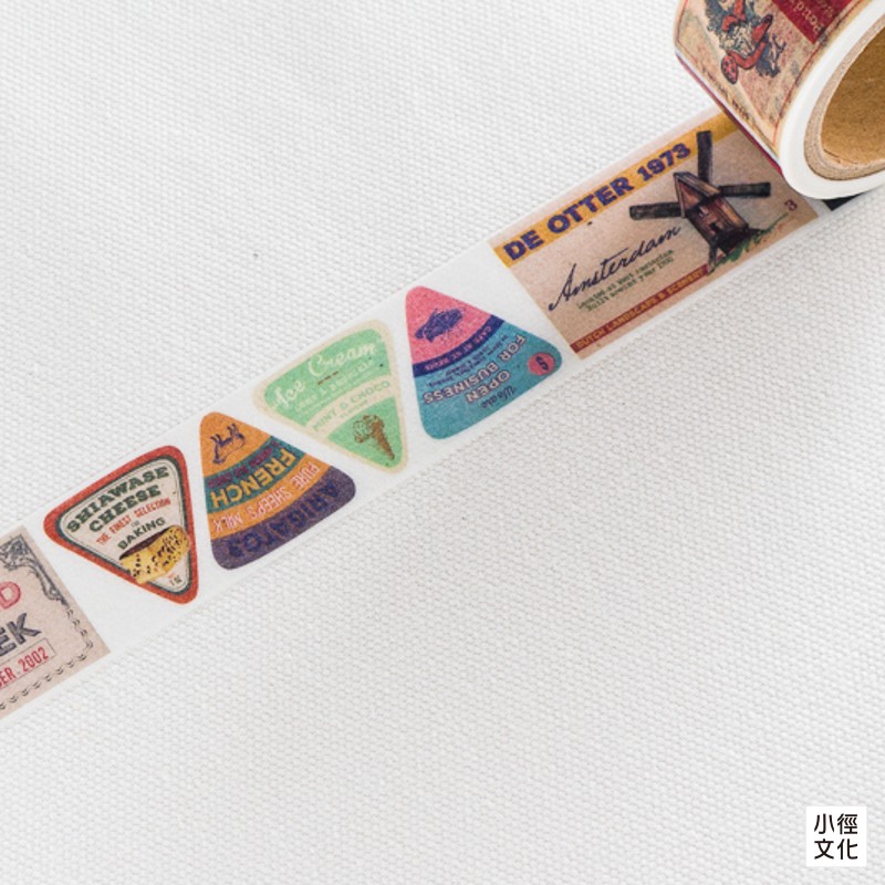 【Tokyo Antique】日本進口紙膠帶 - 食品標籤 ( MA-25FL )［小徑文化］