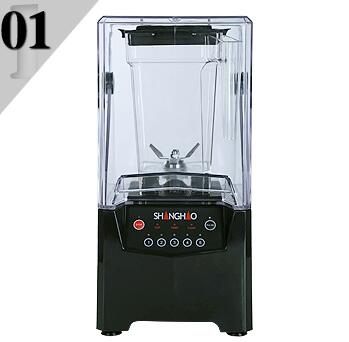 尚豪沙冰機商用隔音料理攪拌機奶茶店帶罩冰沙碎冰機榨汁機HA-992