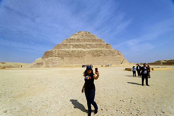 Image result for Madbouly inaugurates Djoser Pyramid after 14 years of restoration