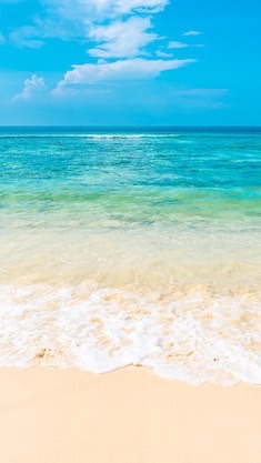 wave on beach