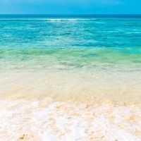 wave on beach