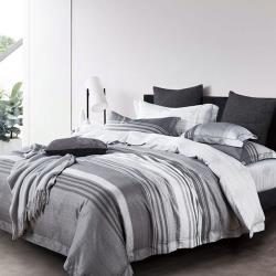 情定巴黎-史密斯-奧地利萊賽爾吸濕排汗親膚天絲雙人四件式兩用被厚包組-獨立筒/一般適用