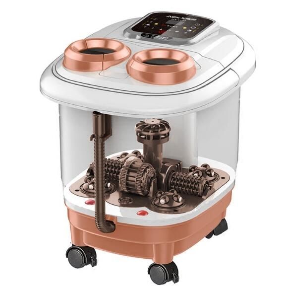 足浴盆全自動按摩加熱養生洗腳盆熏蒸泡腳桶家用足療泡腳器WD 電購3C