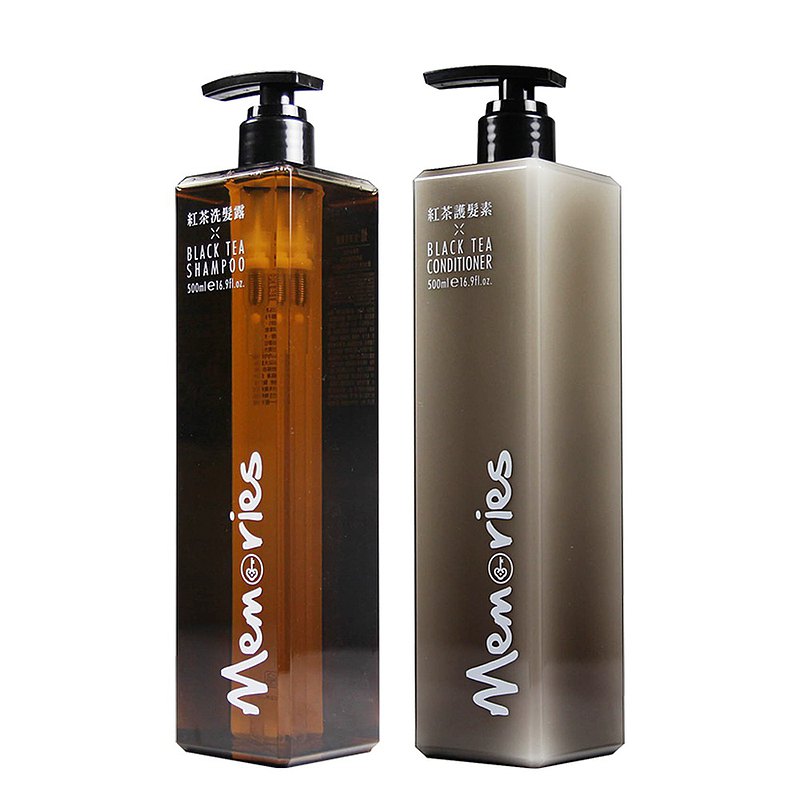 憶˙紅茶洗髮露(500ml) 憶˙紅茶護髮素(500ml)