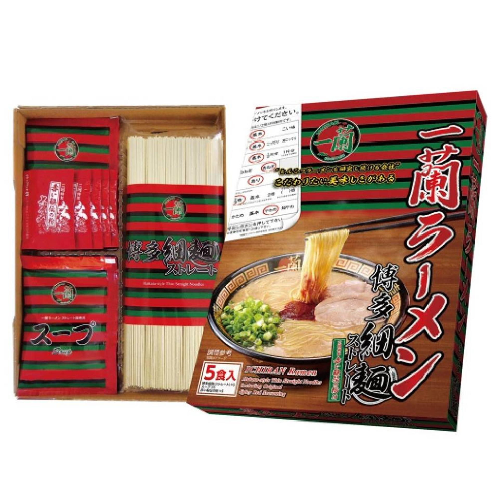 一蘭拉麵 博多細麵-直條麵(5入)