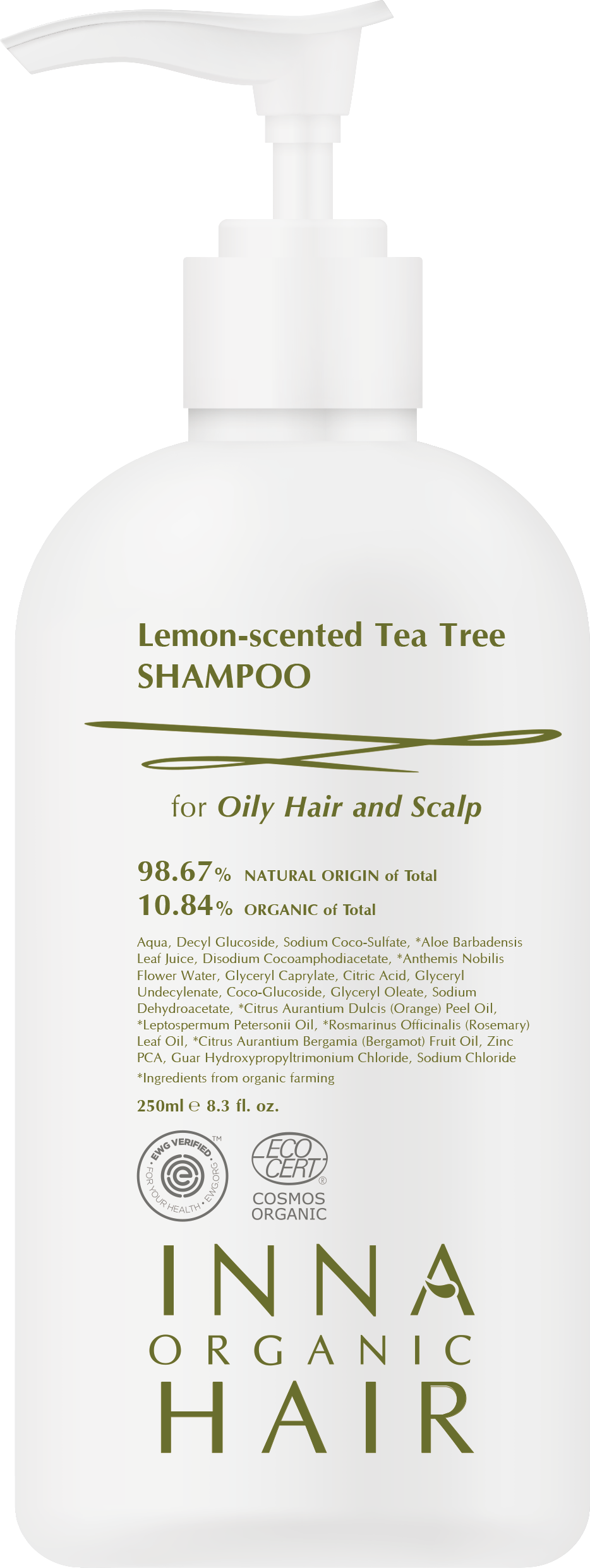 童顏有機 檸檬茶樹平衡控油洗髮精 250ml 光點藥局 2013509