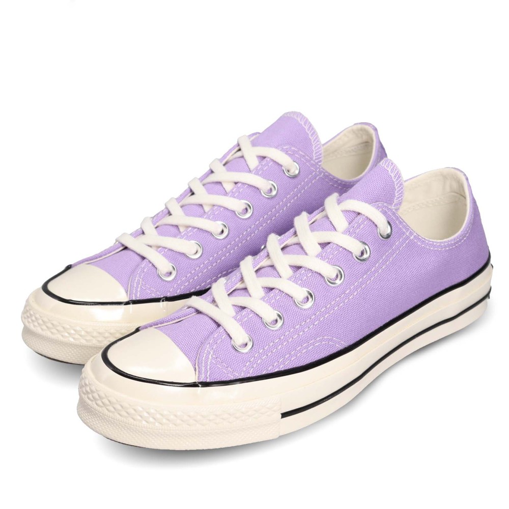 流行休閒帆布鞋品牌:CONVERSE型號:164405C品名:Chuck 70配色:紫色,米白色