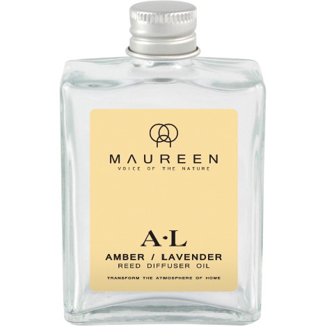 MAUREEN琥珀和薰衣- 品牌：MAUREEN- 規格：50ml- 保存期限：三年花香木質調前調 ：薰衣草 、柑橘中調 ：肉桂、鈴蘭後調： 廣藿、沒藥、琥珀這個跟擴香ml數、濃度、空間坪數、氣溫都有