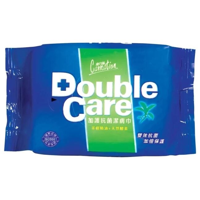 DOUBLE CARE加護抗菌潔膚巾20片