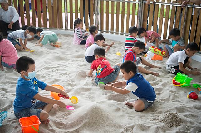 到番仔溝公園體驗玩沙的樂趣(圖片提供：嘉義市政府觀光局)