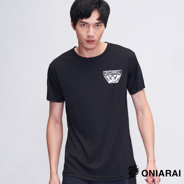 【19新品】鬼洗吸排黑魂恆背短TEE(黑)- BLUE WAY 鬼洗い