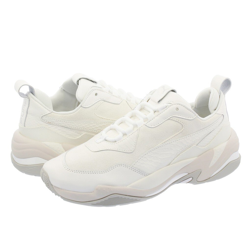 【日本海外代購】Puma Thunder Spectra 泫雅 老爹鞋 復古 米白 白灰 麂皮 男女 36799703