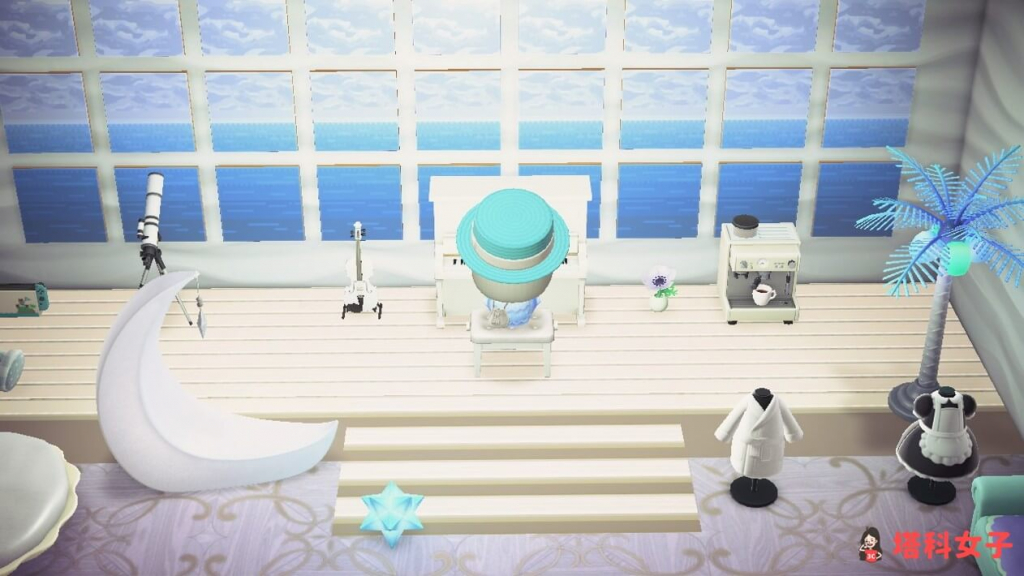 動森｜教你如何在房間內做出雲海牆