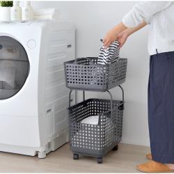 日本LIKE IT 北歐風可堆疊組合式收納洗衣籃