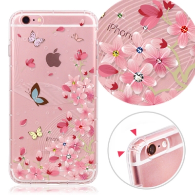 奧地利進口水鑽，純手工貼鑽 四角雙氣墊，加強緩衝撞擊力 攝影鏡頭孔精準縷空，不影響使用 i6s/i6/4.7吋